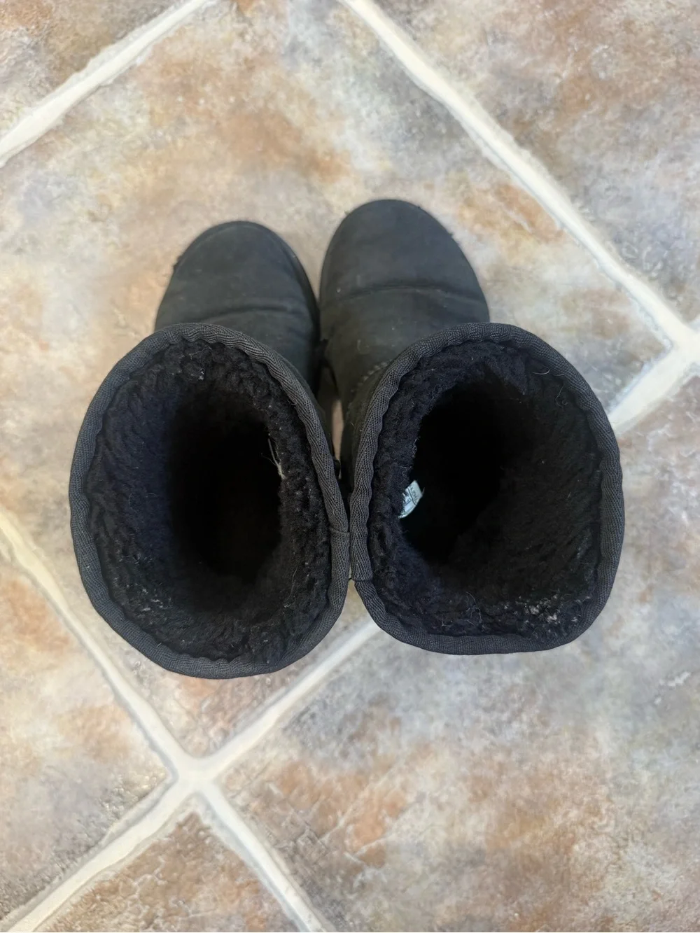 Well Worn UGG Classic Short Black Boots